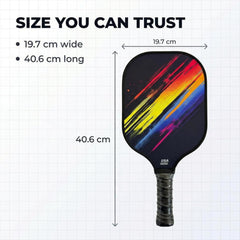 Fibreglass Pickleball Paddle Honeycomb Core Neoprene Cover Wide Sweet Spot Set