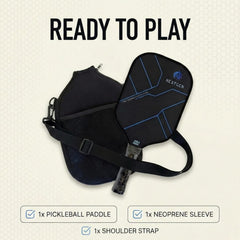 NextGen Carbon Fibre Pickleball Paddle Polypropylene Honeycomb Wide Sweet Spot