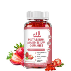 Potassium Magnesium Soft Candy - Highly Absorbent - Used for Leg Cramps, Immunity, and Energy -60 capsules