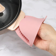 1pcs Thicken Baking Silicone Oven Mittens Microwave Oven Gloves Heat Insulation Anti-slip Grips Bowl Pot Clips Kitchen Gadgets