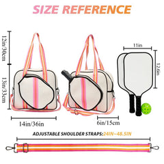 Large Capacity Sling Bag Sport Neoprene Piackleball Bag Unisex Crossbody Neoprene Bag Pickleball backpack sling