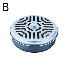 Mosquito Coil Box Stainless Steel Ash Tray Indoor Fire Outdoor Mosquito Prevention Tray Scalding Anti Coil Support O4Q4