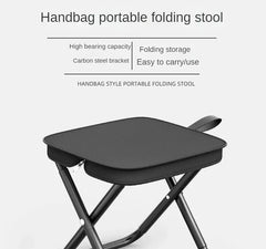 Outdoor folding pencil case, small horse tie pocket stool, portable fishing stool, camping, tourism, leisure handbag chair