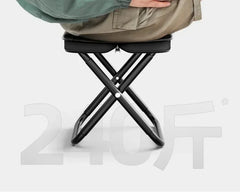 Outdoor folding pencil case, small horse tie pocket stool, portable fishing stool, camping, tourism, leisure handbag chair