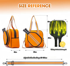 Large Capacity Sling Bag Sport Neoprene Piackleball Bag Unisex Crossbody Neoprene Bag Pickleball backpack sling