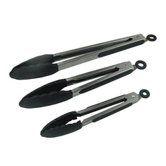 1PC 7/9/12inch Silicone Kitchen Bbq Stainless Steel Silicone Kitchen Bbq Steak Bbq Bread Food Clip